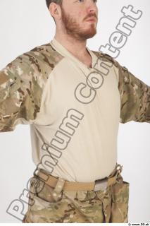 Soldier in American Army Military Uniform 0037